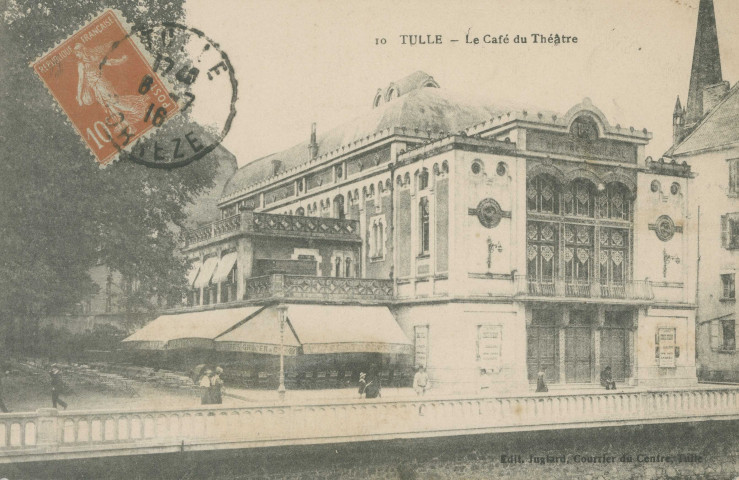 Tulle : "10 Tulle - Le café du théâtre".