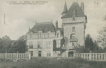 Montaignac-Saint-Hipppolyte : "La Corrèze - 8 - Château de Montaignac - Par Rosiers-d'Egletons (façade Ouest)".