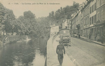 Tulle : "15. - Tulle. - La Corrèze, près du pont de la Gendarmerie".