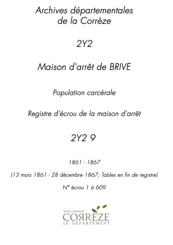 13 mars 1861 - 28 décembre 1867