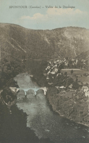 Soursac : "Spontour (Corrèze) - Vallée de la Dordogne".