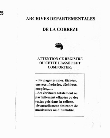 Naissances, mariages, décès (1863-1872)