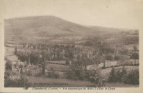 Chamberet : "Chamberet (Corrèze) - Vue panoramique du Mont-Cé (Mont de César)".