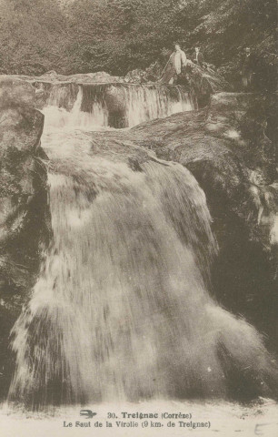 Saint-Hilaire-les-Courbes : "30.Treignac (Corrèze) - Le saut de la Virolle (9 km. de Treignac)".