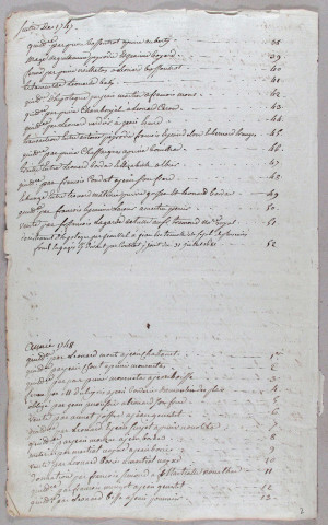 Répertoire chronologique (novembre 1747-novembre 1760); table des testaments (1686-1759)