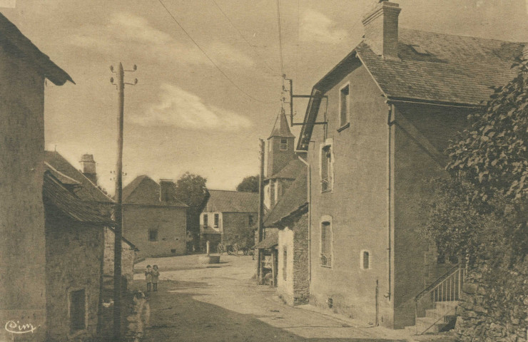 Le Chastang : "Le Chastang (Corrèze) - Route de Beynat".