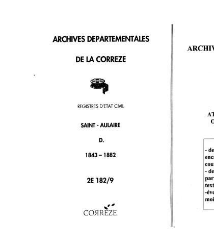 Décès (1843-1882)