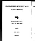 Naissances, mariages, décès (1823-1832)
