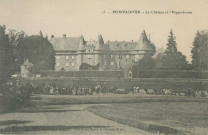 Arnac-Pompadour : "13 - Pompadour - le château et l'hippodrome".