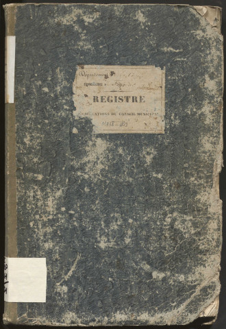 Délibérations du conseil municipal. 20 mai 1838-15 mai 1859