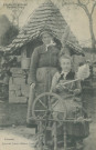 Folklore : "Types et scènes champêtres - Fileuses".