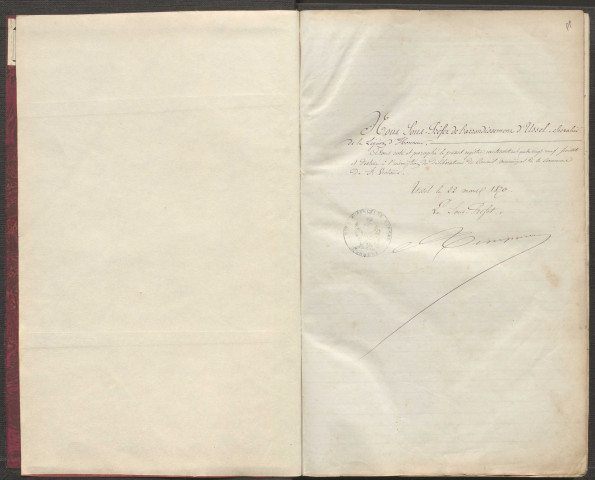 Délibérations du conseil municipal. 15 mai 1870-8 juillet 1906