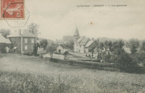 Condat-sur-Ganaveix : "La Corrèze - Condat - 1 - Vue générale".