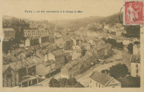Tulle : "Tulle - La rue Jean-Jaurès et le Champ de Mars".