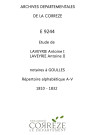 Répertoire chronologique et alphabétique : 1810-1832
