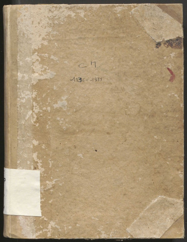 Délibérations du conseil municipal. 24 juillet 1836-12 mai 1839