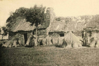 "Obazine (environs) : habitation des hauts Plateaux".