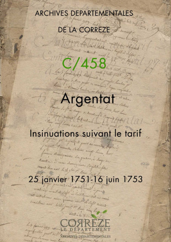 25 janvier 1751-16 juin 1753