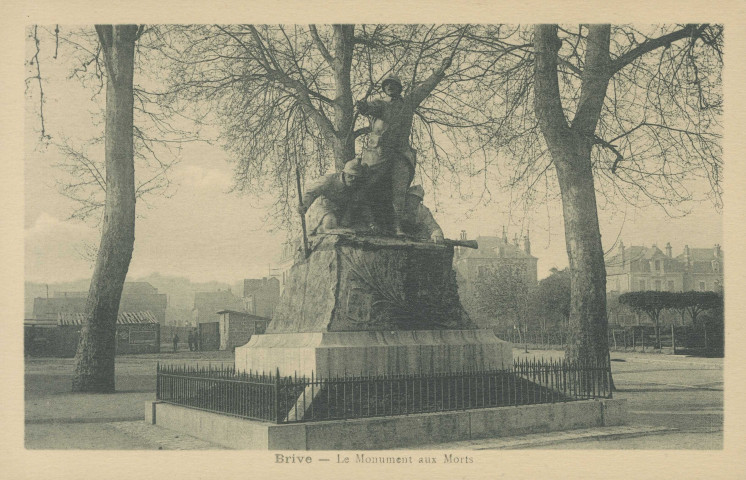 Brive-la-Gaillarde : "Brive - Le monument aux morts".