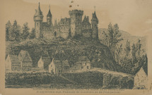 Treignac : "Ancien château de Treignac démoli au début de la Révolution. A appartenu aux familles de Comborn et de Pompadour".