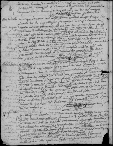 Naissances et tables des naissances (1793-1802)