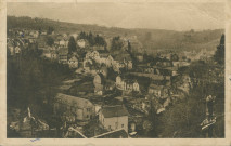 Treignac : "La Corrèze touristique - 195. Treignac - Vue générale prise de l'hôtel Bellevue".