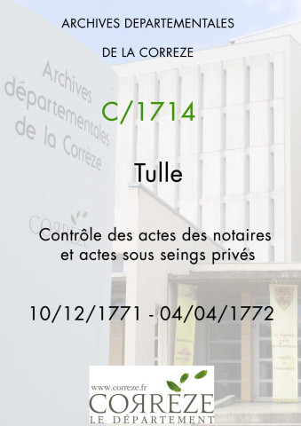 10 décembre 1771-4 avril 1772