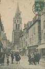 Brive-la-Gaillarde : "Corrèze - Brive - L'église St-Martin - Le clocher".