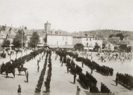 Place de la Guierle, revue du 14 juillet.