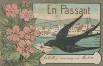 Tulle : "En passant - De Tulle, je vous envoy mes amitiers".