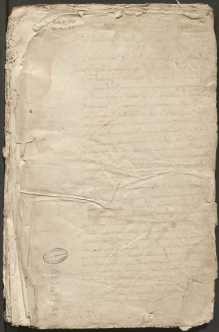 État général des fonds. 1743
