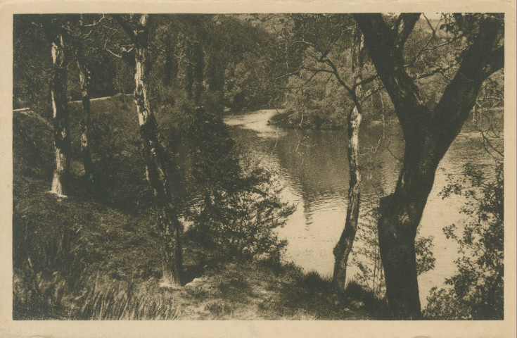 Beaulieu-sur-Dordogne : "Beaulieu-sur-Dordogne (Corrèze) - 8. - La Dordogne au pont haut".