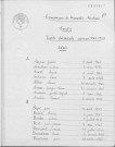 Tables décennales des décès (1943-1952)