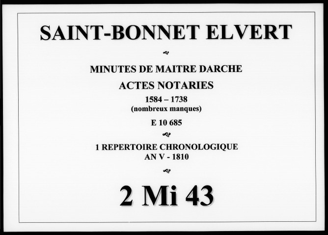 Répertoires : 1797-1810.
