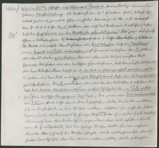 Progression et présence de la Das Reich en Corrèze autour des événements de Tulle de juin 1944.