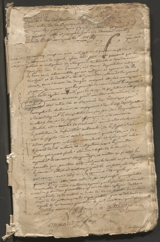 Délibérations du conseil municipal. 21 mars 1790-5 mai 1793