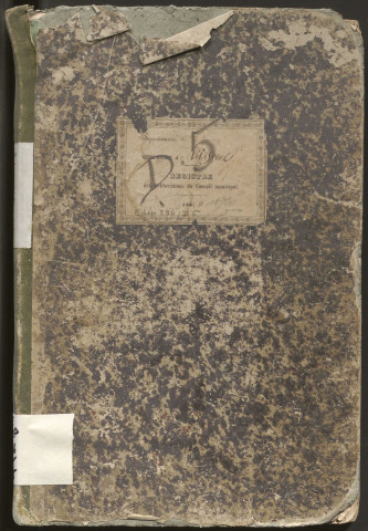 Délibérations du conseil municipal. 15 août 1861-24 septembre 1870