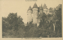 Bort-les-Orgues : "La Corrèze illustrée - 77 - Château de Vals, près Bort".