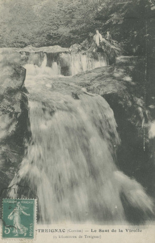 Saint-Hilaire-les-Courbes : "30 - Treignac (Corrèze) - Le saut de la Virolle (9 kilomètres de Treignac)".
