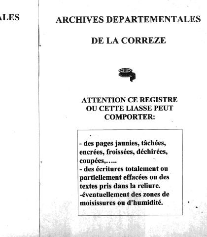 Naissances, mariages, décès (1873-1882)