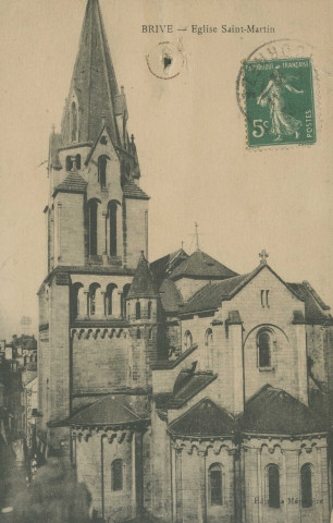 Brive-la-Gaillarde : "Brive - Eglise Saint-Martin".