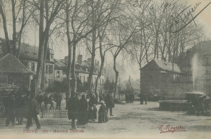 Brive-la-Gaillarde : "Brive - 20 - Marché Dubois".