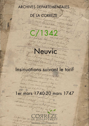1er mars 1740-20 mars 1747