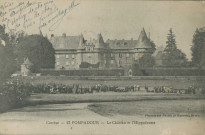 Arnac-Pompadour : "Corrèze - 13 - Pompadour - le château et l'hippodrome".