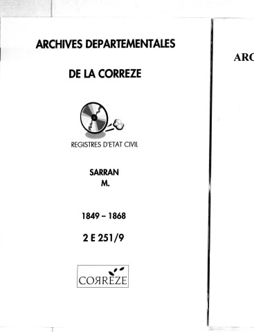 Mariages (1849-1868)