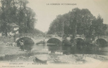 Voutezac : "La Corrèze pittoresque - Le Saillant - 73 - Pont sur la Vezère".
