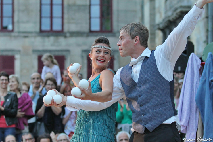 La Compagnie Si j'y suis sera en spectacle à Tulle, au Touron, le dimanche 21 septembre à 16h. Cliché : Laurent Nembrini.