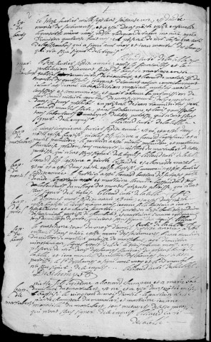Baptêmes, mariages, sépultures (1761-1792)