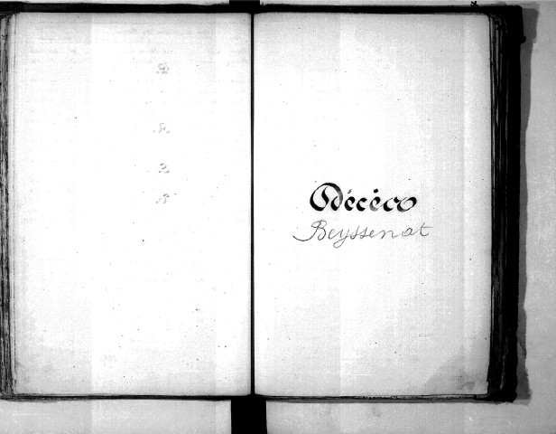 Tables décennales des mariages (1843-1852)