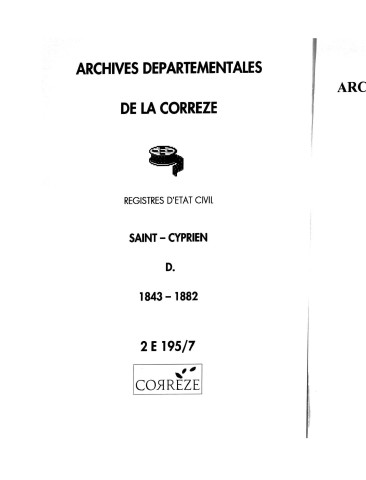 Décès (1843-1882)